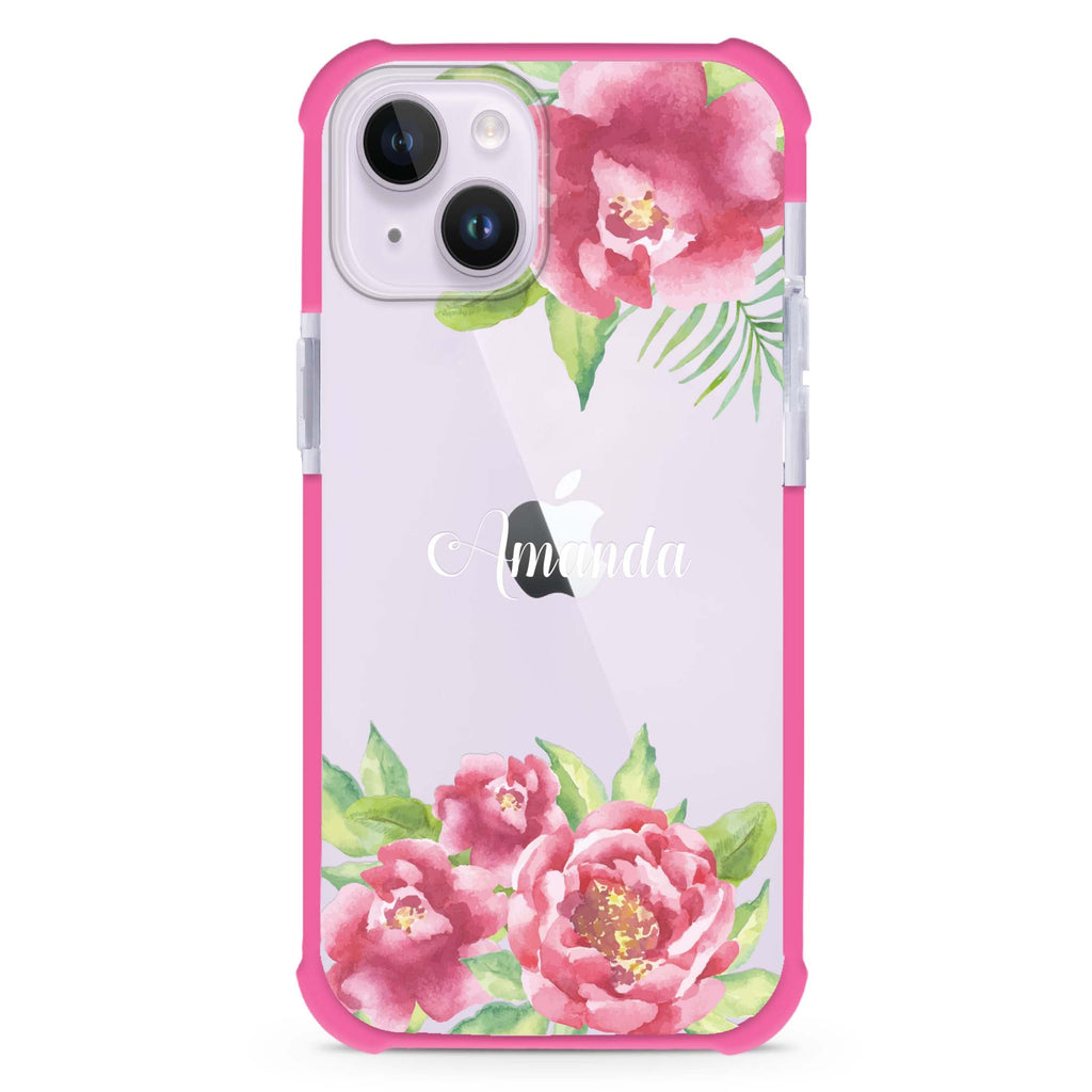 Watercolor Paeonia iPhone 12 Mini Ultra Shockproof Case