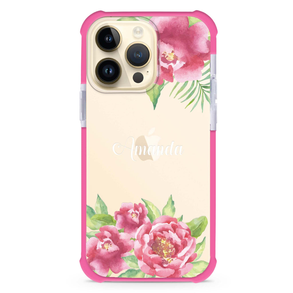 Watercolor Paeonia iPhone 12 Pro Max Ultra Shockproof Case