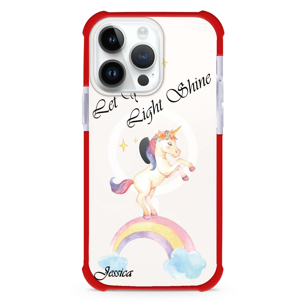 Rainbow Unicorn MagSafe Compatible Ultra Shockproof Case