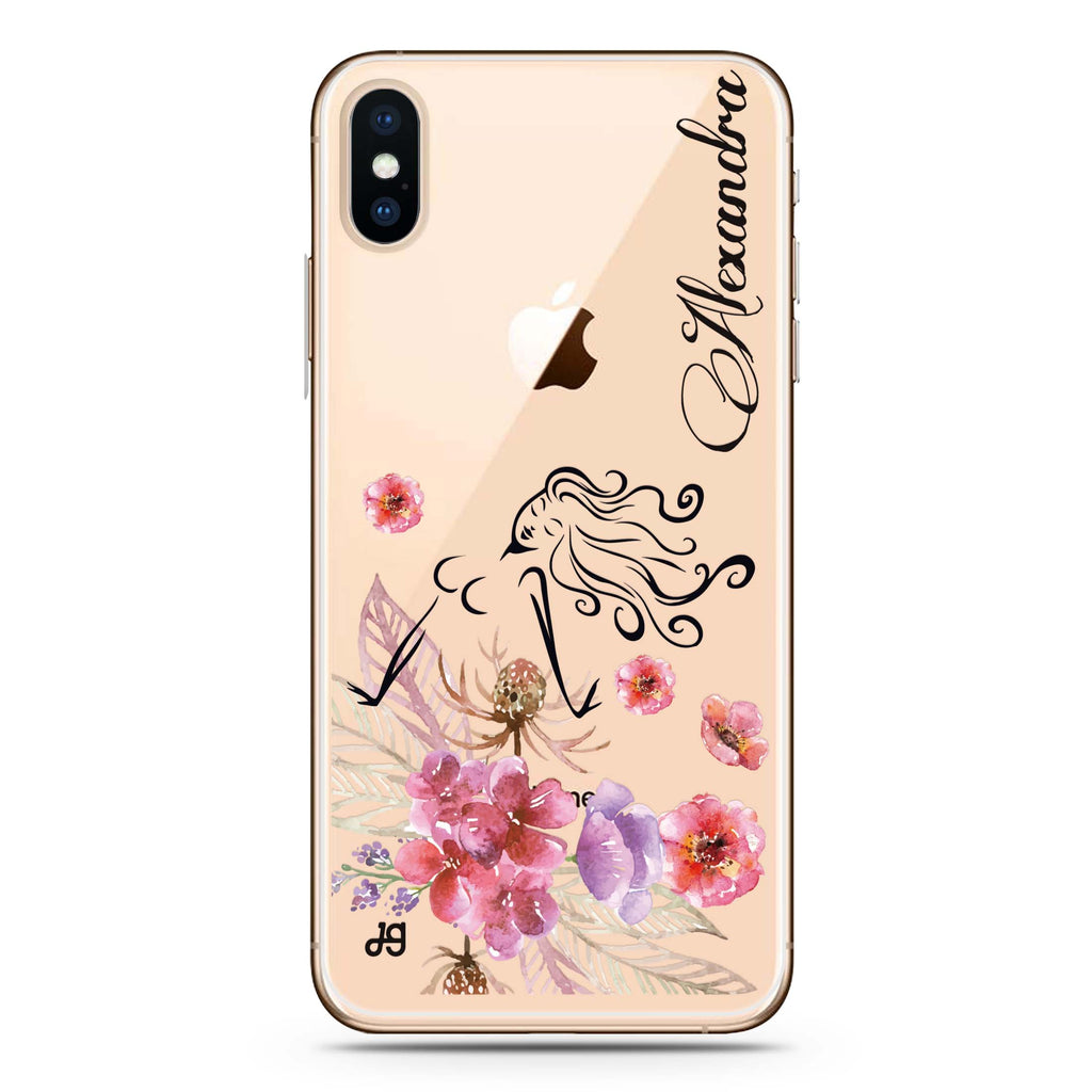 Floral Fairy I iPhone XS Max Ultra Clear Case