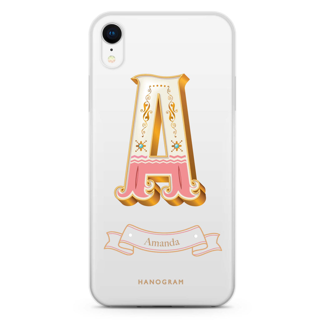 Circus monogram iPhone XR Ultra Clear Case