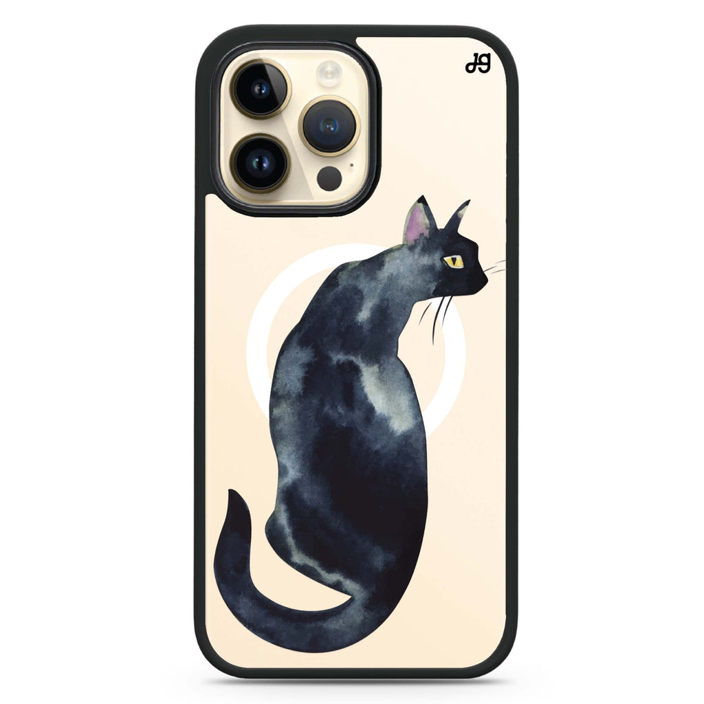 Watercolour Cat MagSafe Compatible Impact Guard Bumper Case