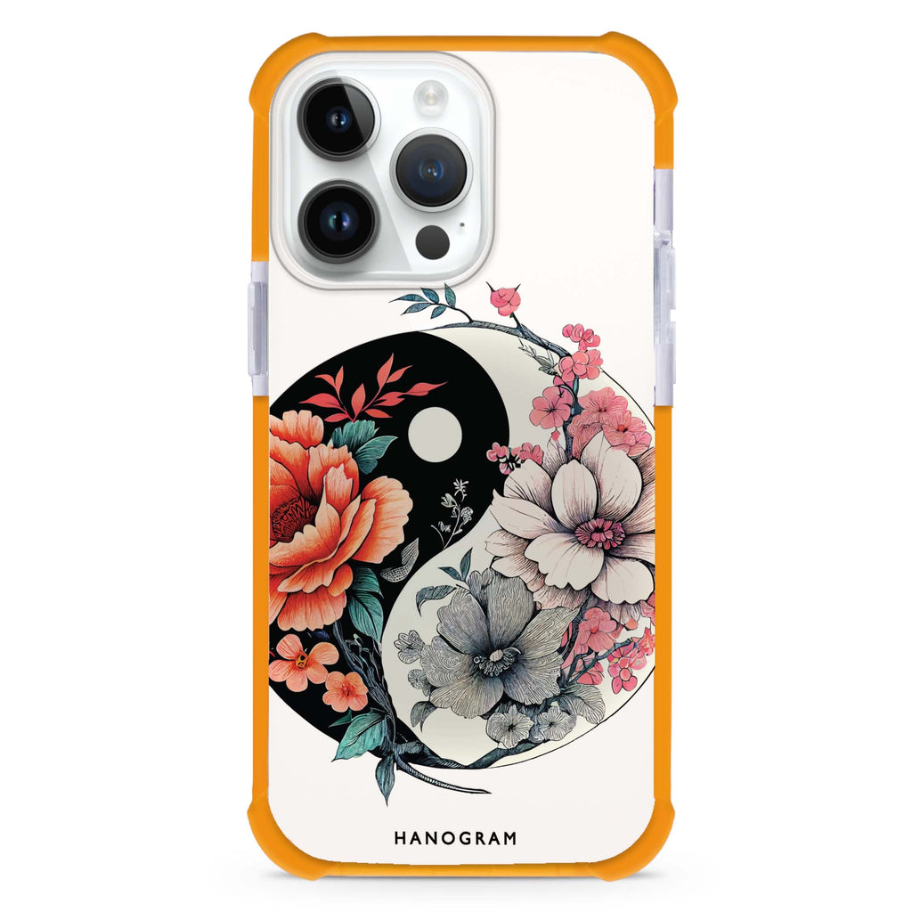 Floral & Tai Chi MagSafe Compatible Ultra Shockproof Case