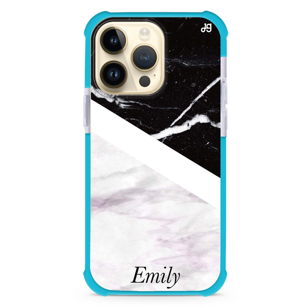 Black & White Marble Ultra Shockproof Case