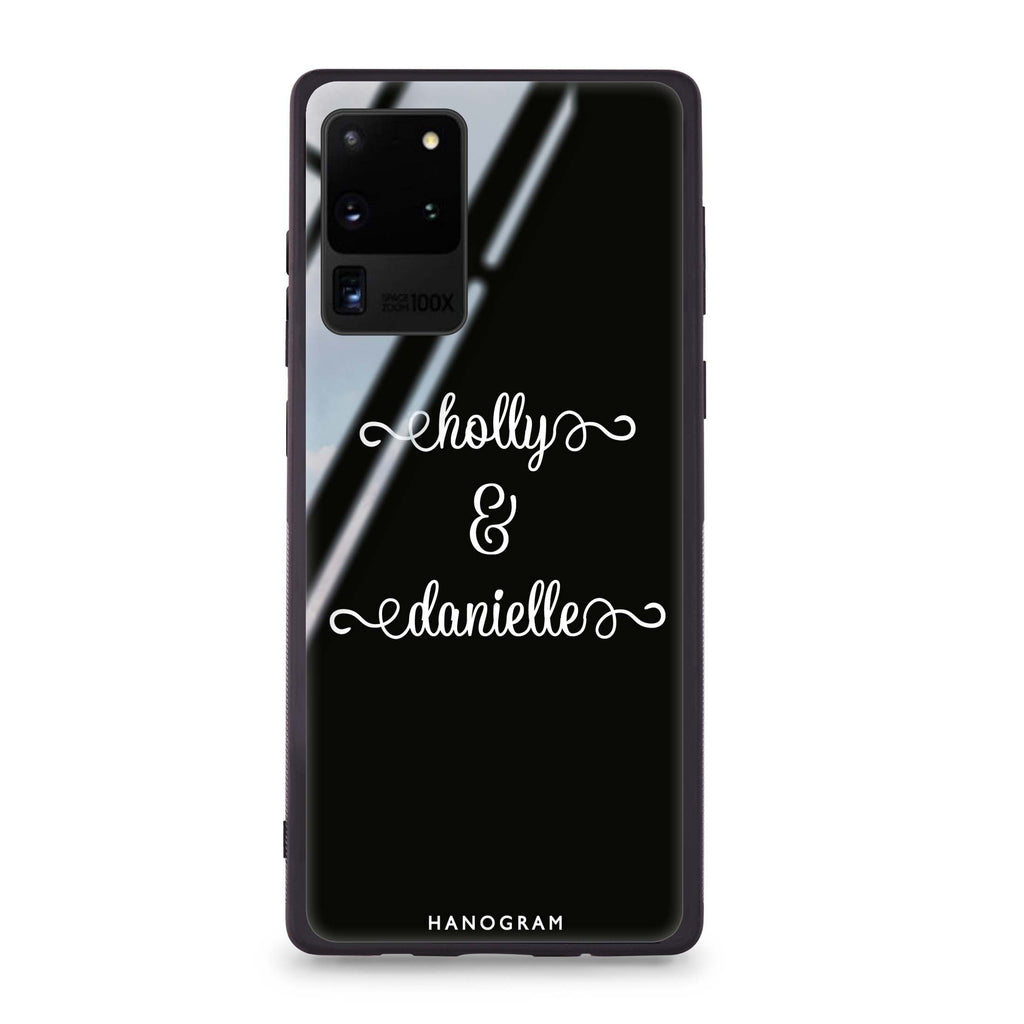 Our Cursive Handwritten Samsung Glass Case