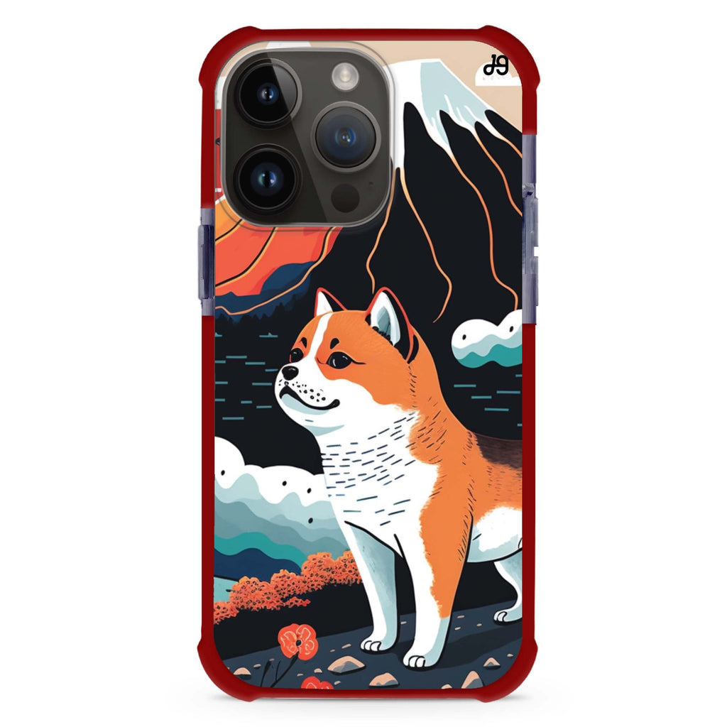Shiba Inu with Fuji Mountain Ultra Shockproof Case