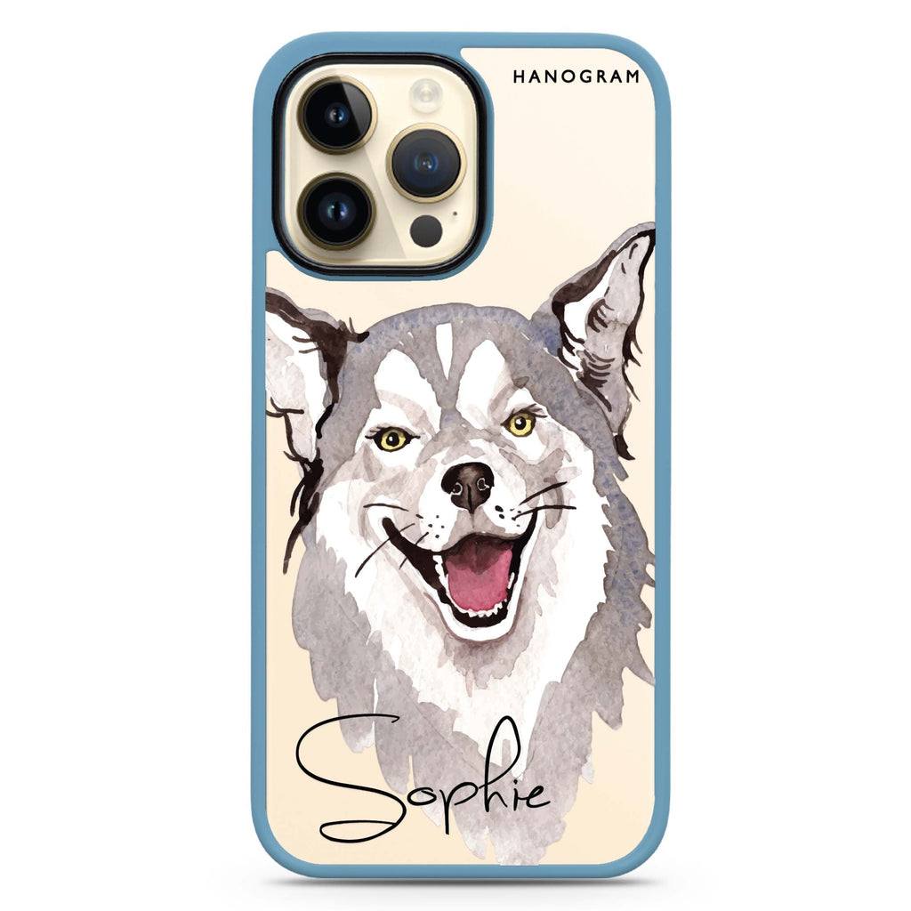 Border Collie Impact Guard Bumper Case