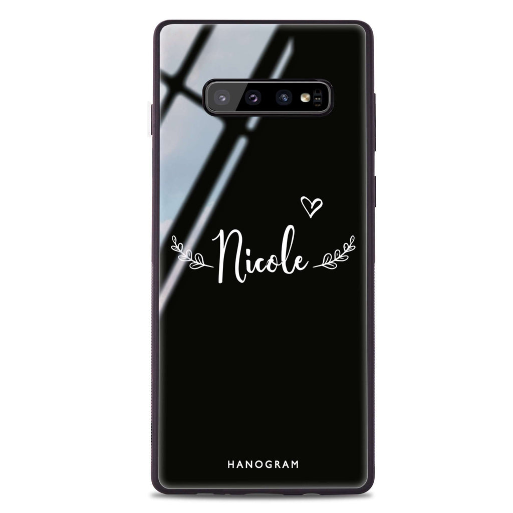 Sleek Samsung S10 Plus Glass Case