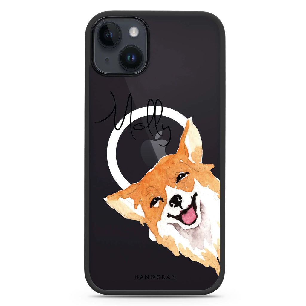 Welsh Corgi iPhone 14 Plus MagSafe Compatible Impact Guard Bumper Case