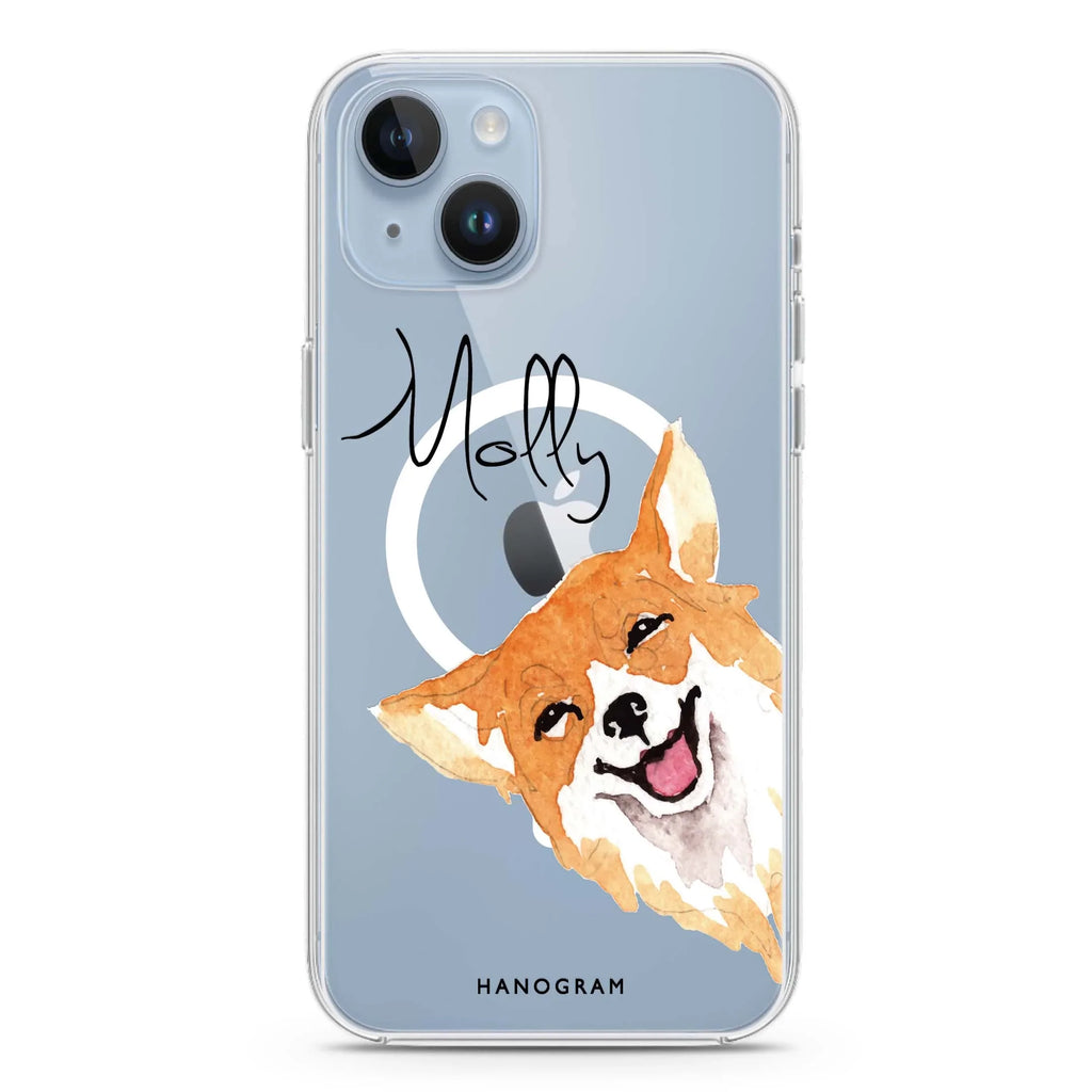 Welsh Corgi iPhone 12 MagSafe Compatible Ultra Clear Case