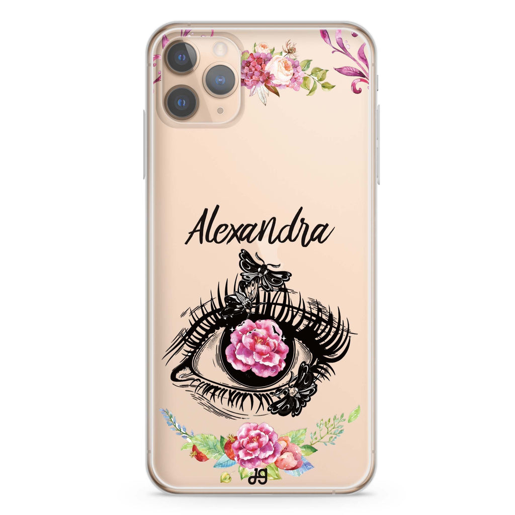 Flower in Eye iPhone 11 Pro Max Ultra Clear Case