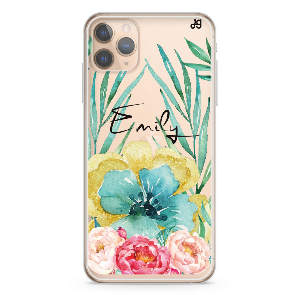 The Great Golden Flower iPhone 11 Pro Max Ultra Clear Case