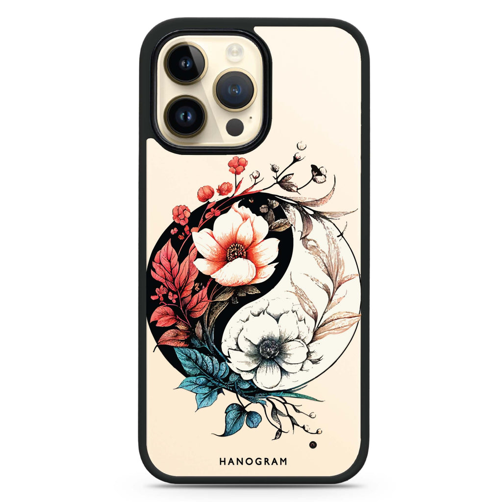 Pretty Floral & Tai Chi Impact Guard Bumper Case