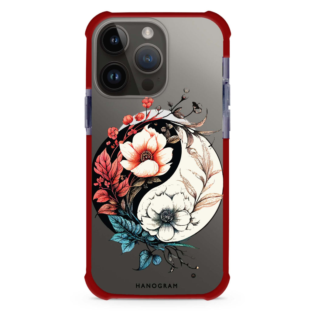 Pretty Floral & Tai Chi MagSafe Compatible Ultra Shockproof Case
