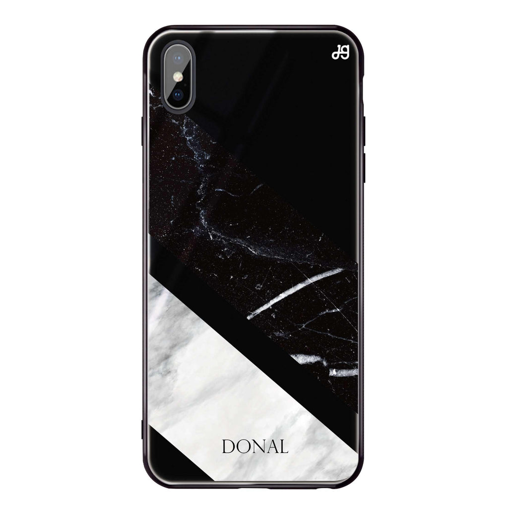 B & W iPhone X Glass Case