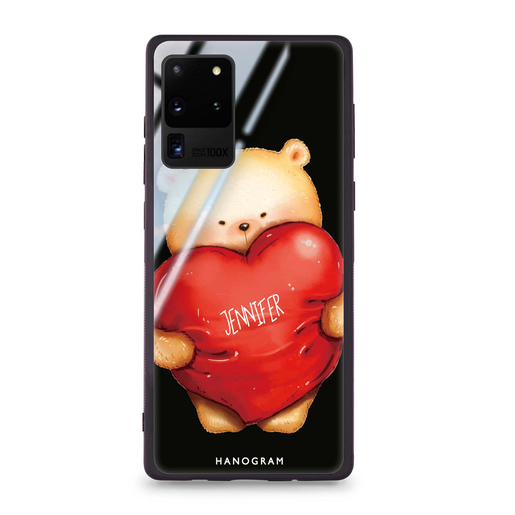 Bear Hug Samsung S20 Ultra Glass Case