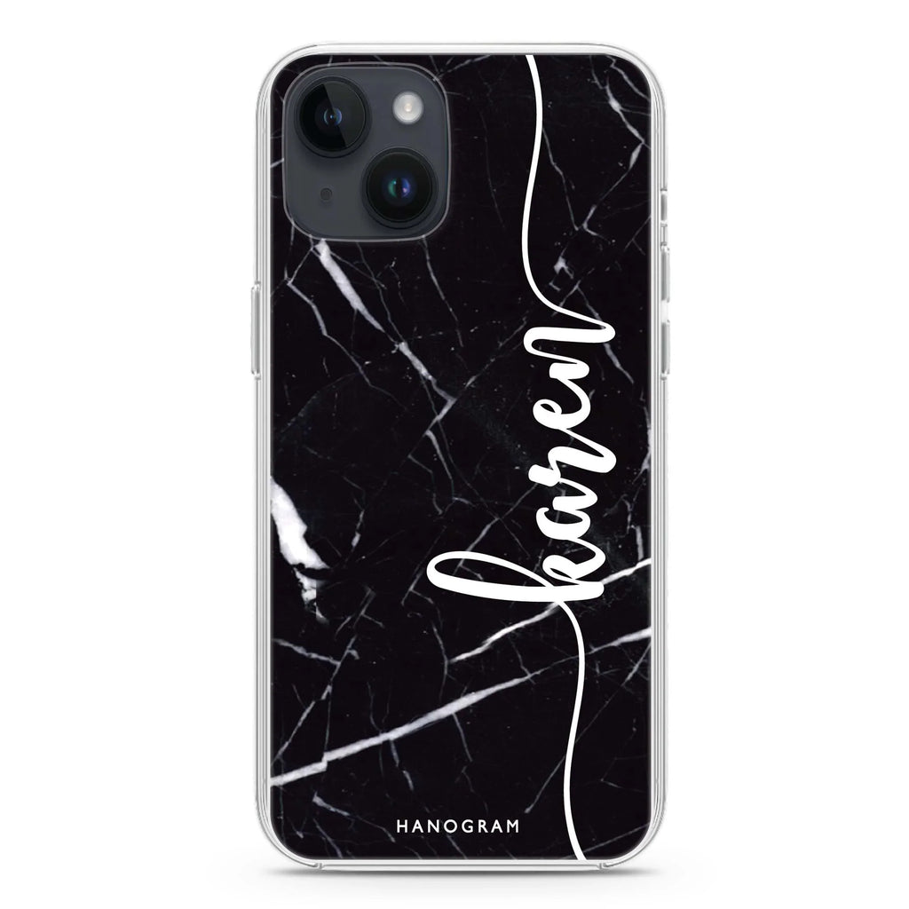 Vertical Handwritten II iPhone 12 MagSafe Compatible Ultra Clear Case