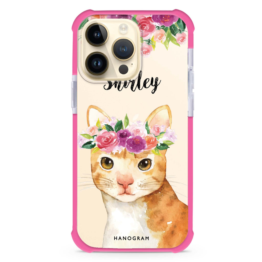 Floral and Cat Ultra Shockproof Case