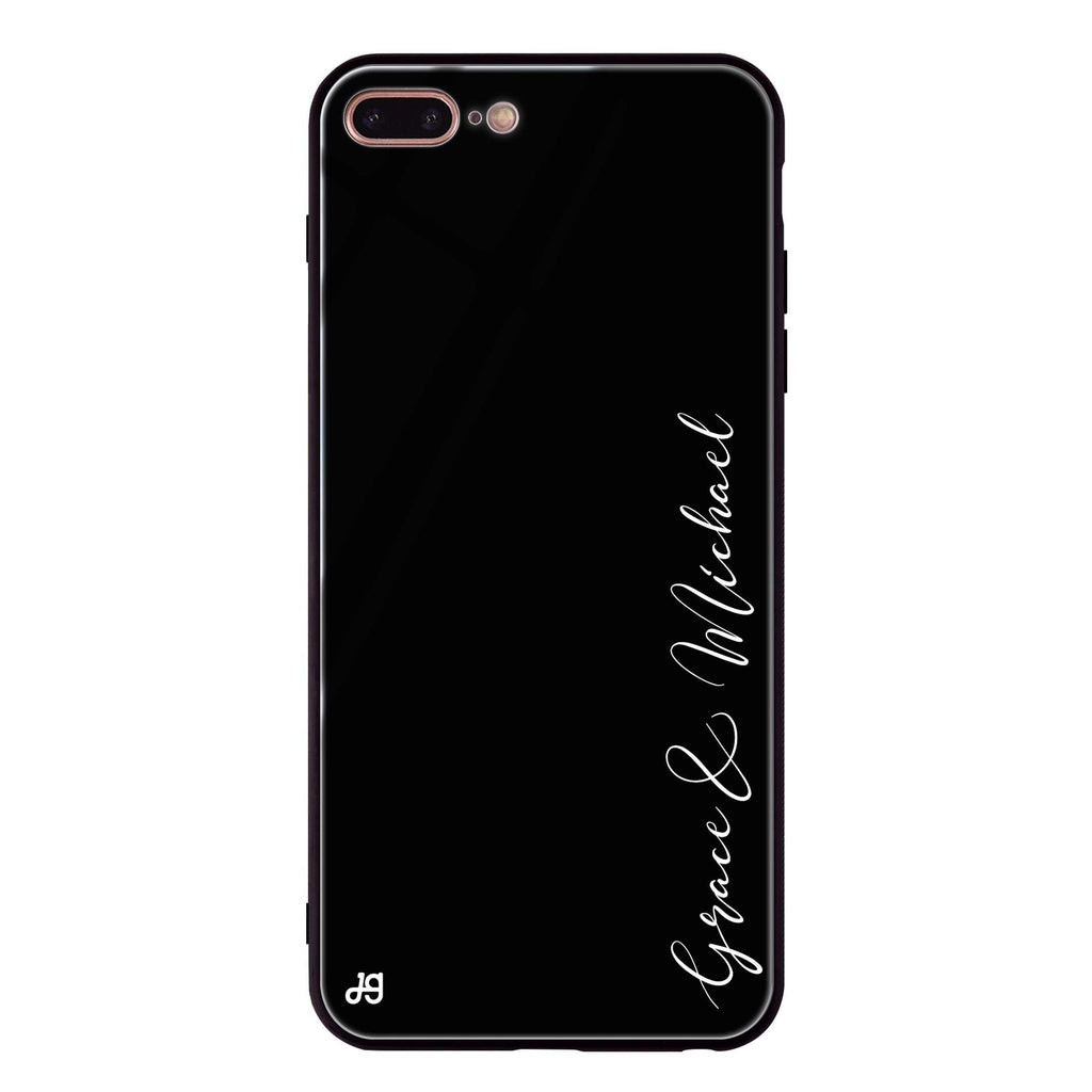 Handwritten You And Me iPhone 8 Plus Glass Case