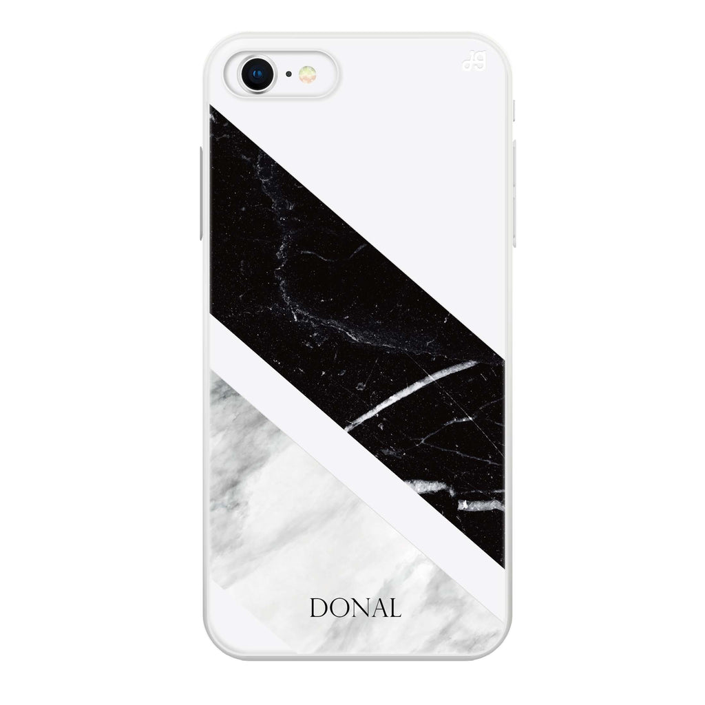 White Marble iPhone SE Ultra Clear Case