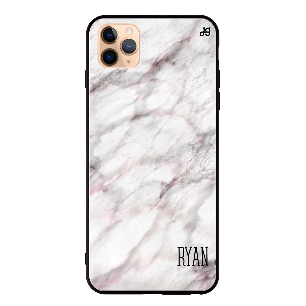 White Marble iPhone 11 Pro Max Glass Case