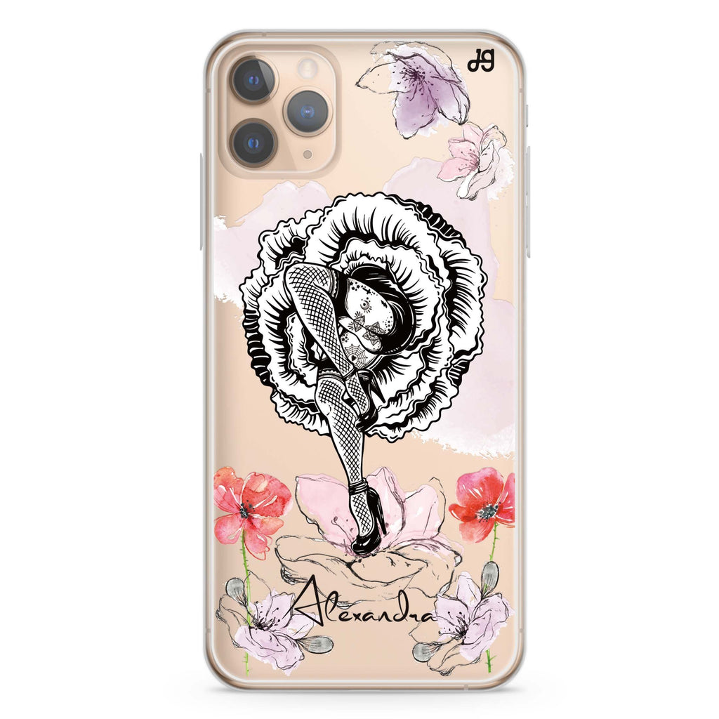 Dancing Flora iPhone 11 Pro Max Ultra Clear Case