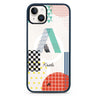 Memphis Monogram iPhone 14 Plus MagSafe Compatible Impact Guard Bumper Case