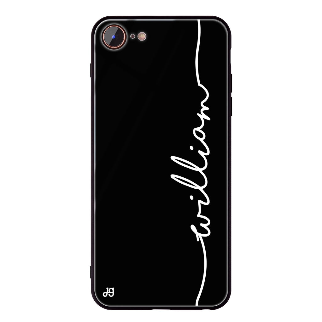 Vertical Handwritten II iPhone 8 Glass Case