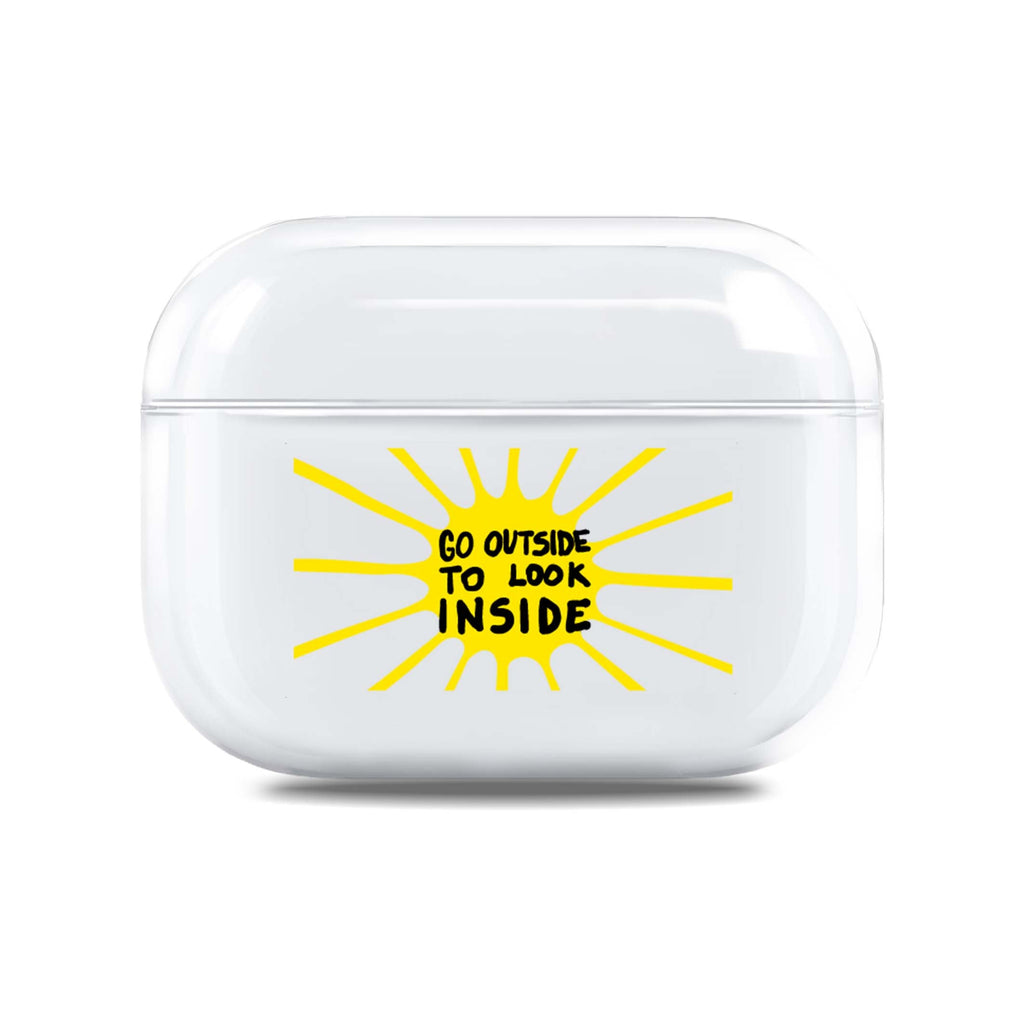 Go Outside to Look INSIDE shine AirPods Pro Case
