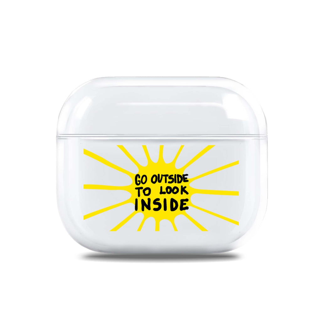 Go Outside to Look INSIDE shine AirPods 3 Case