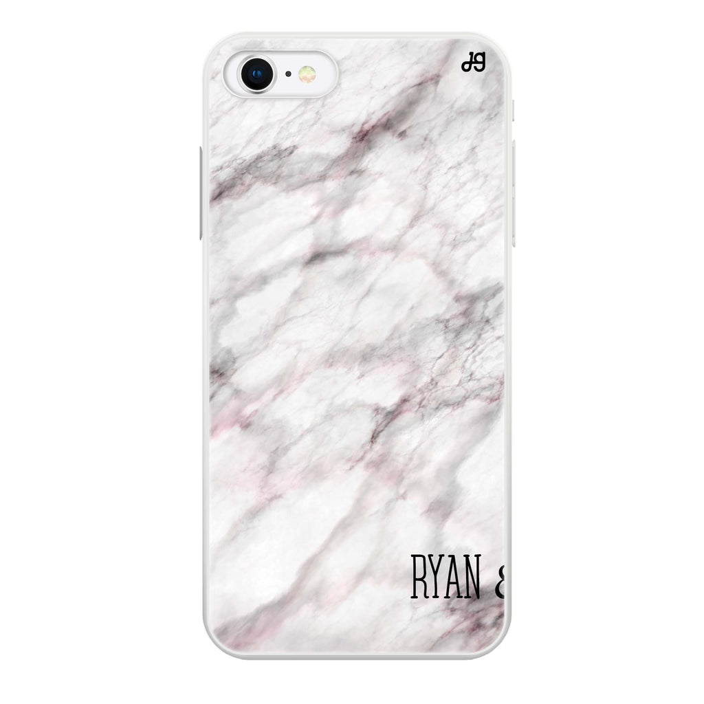 White Marble iPhone SE Ultra Clear Case