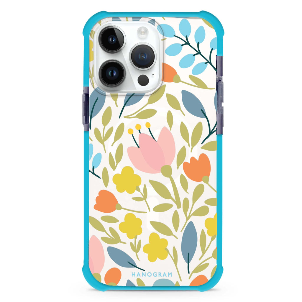 Floral MagSafe Compatible Ultra Shockproof Case