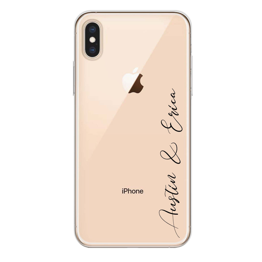 Handwritten You And Me iPhone X Ultra Clear Case