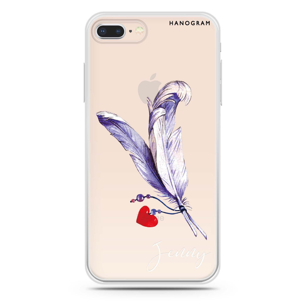 Feather Love iPhone 7 Plus Ultra Clear Case