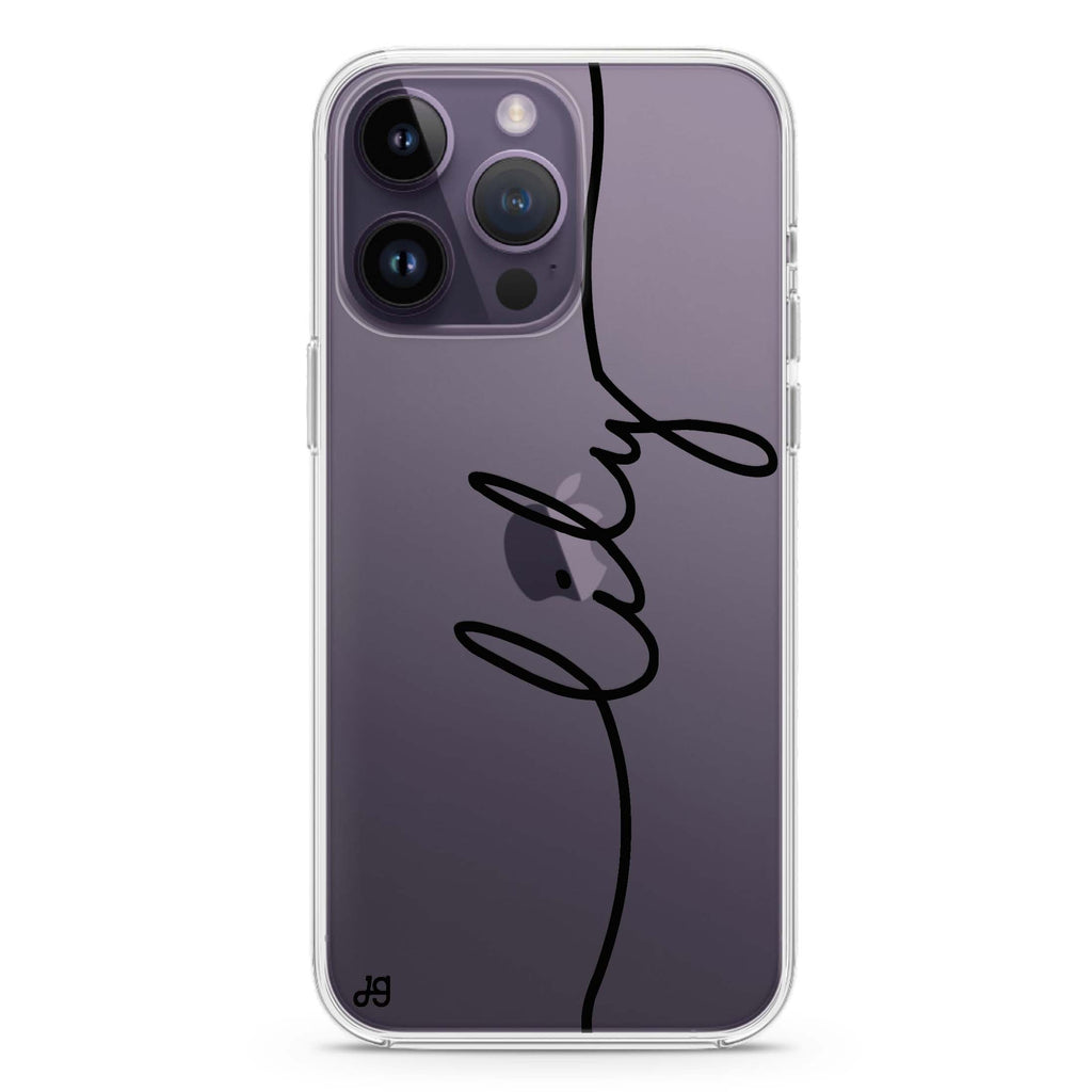 Vertical Handwritten II iPhone 14 Pro Max Ultra Clear Case