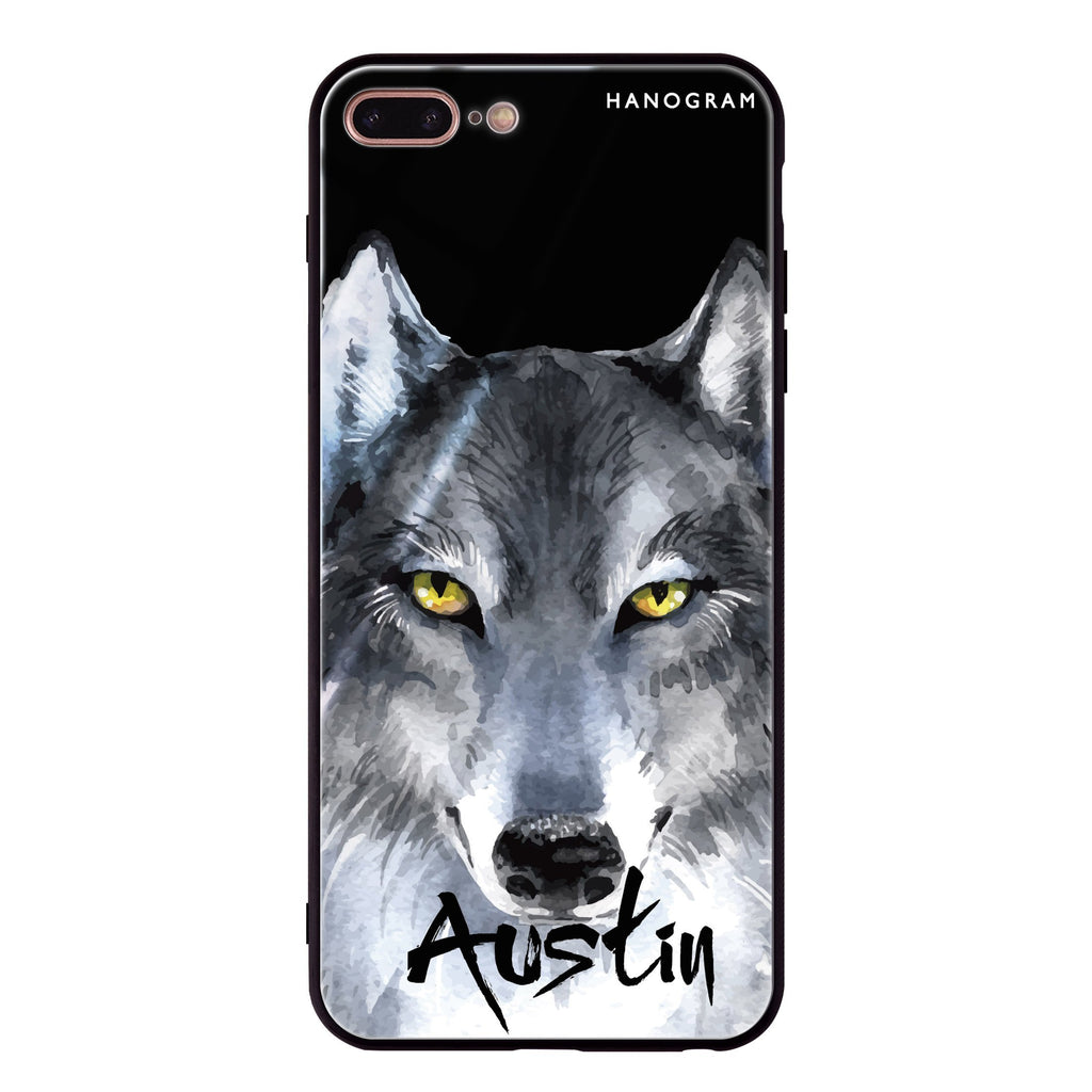 Snow Wolf iPhone 7 Plus Glass Case