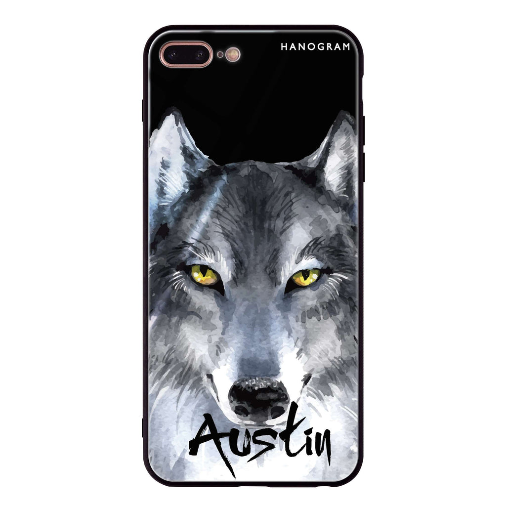 Snow Wolf iPhone 8 Plus Glass Case