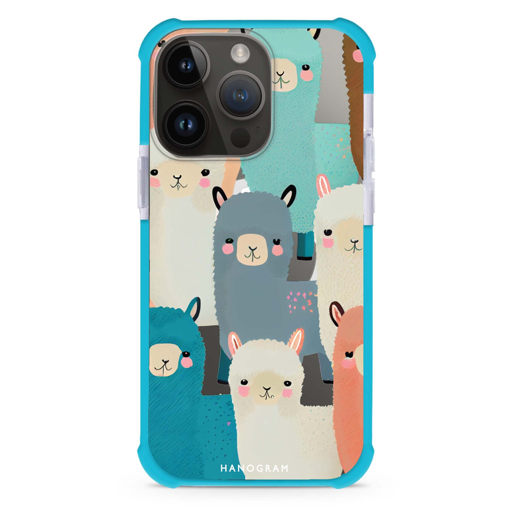 Cute Alpaca iPhone 13 Pro MagSafe Compatible Ultra Shockproof Case
