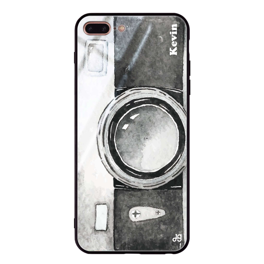 Fashion Camera iPhone 8 Plus Glass Case