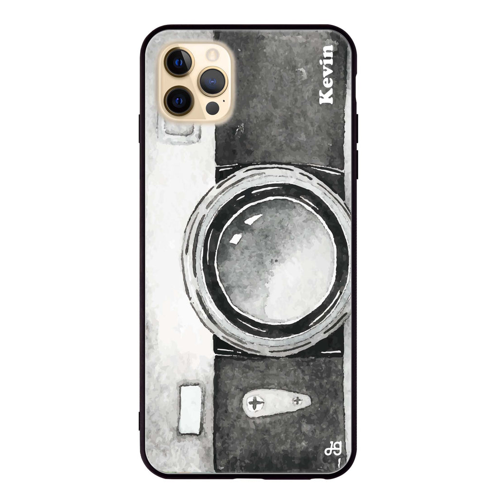 Fashion Camera iPhone 12 Pro Glass Case