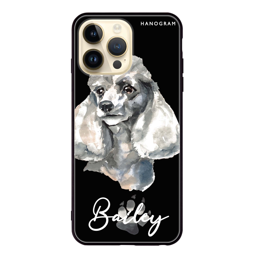 Poodle Glass Case