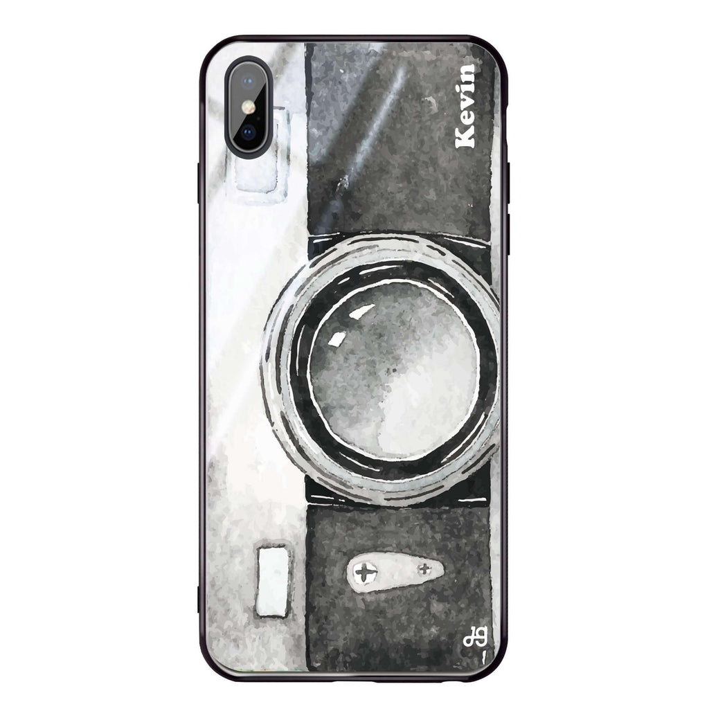 Fashion Camera iPhone XS Max Glass Case