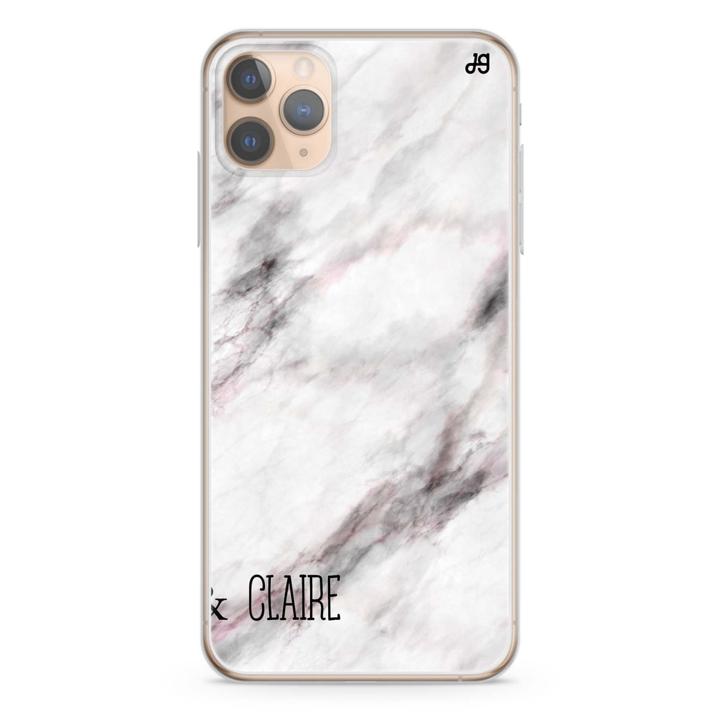 White Marble iPhone 11 Pro Max Ultra Clear Case