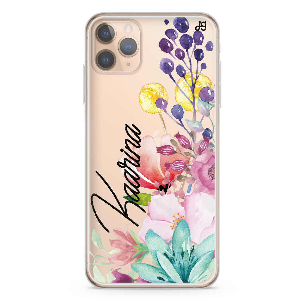 Precious Garden Florals iPhone 11 Pro Max Ultra Clear Case