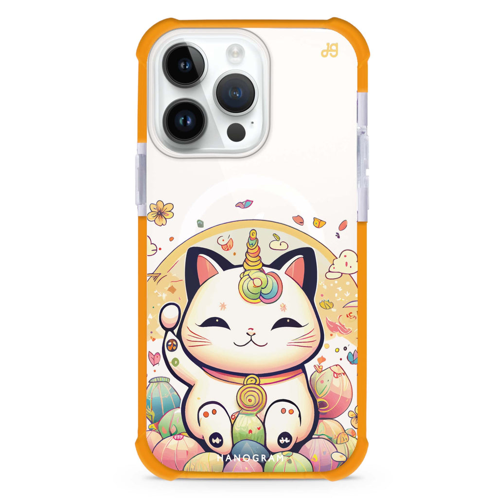Cute Lucky Cat MagSafe Compatible Ultra Shockproof Case