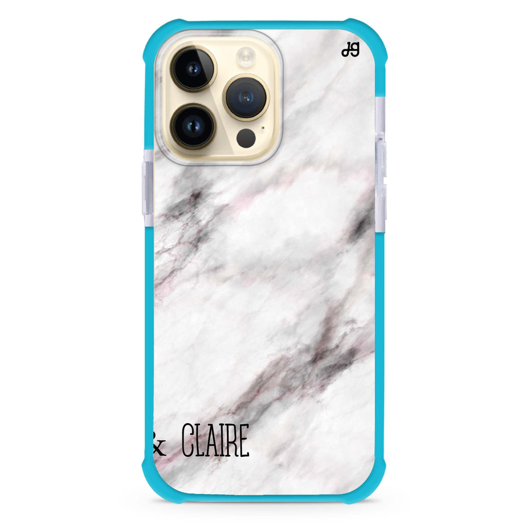 White Marble iPhone 12 Pro Max Ultra Shockproof Case