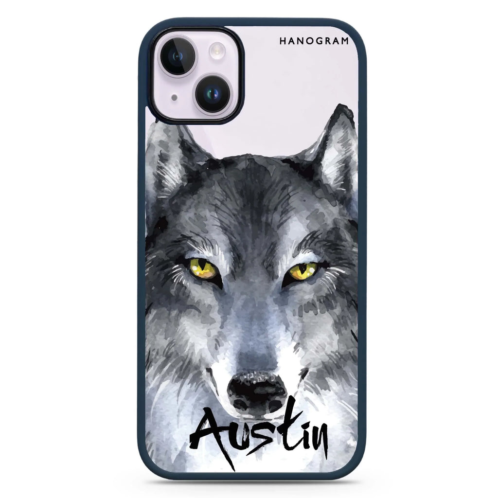 Snow Wolf iPhone 14 Plus MagSafe Compatible Impact Guard Bumper Case