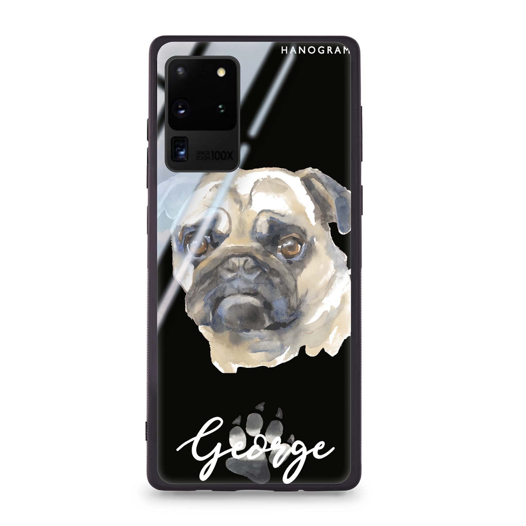 Pug Samsung Glass Case