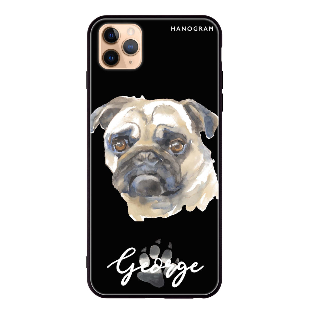 Pug iPhone 11 Pro Max Glass Case