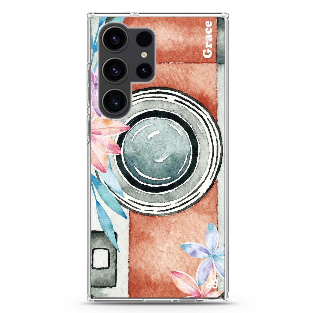 Watercolor Camera Samsung Galaxy S24 Ultra Case - Personalized and Stylish Protection